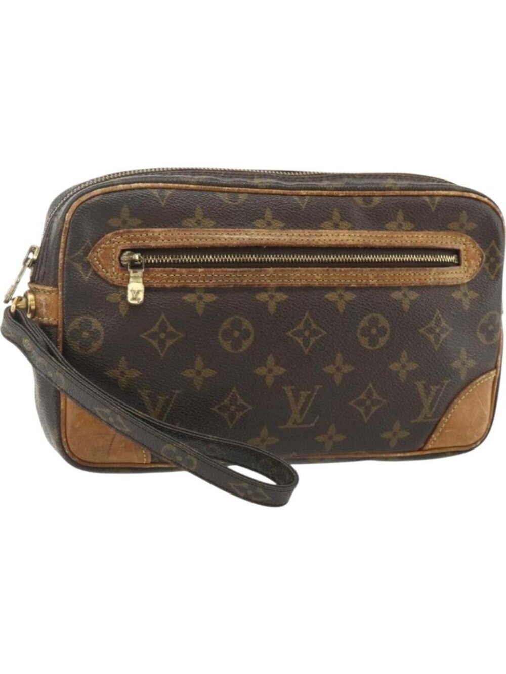LOUIS VUITTON Monogram Marly Dragonne GM Clutch Bag M51825